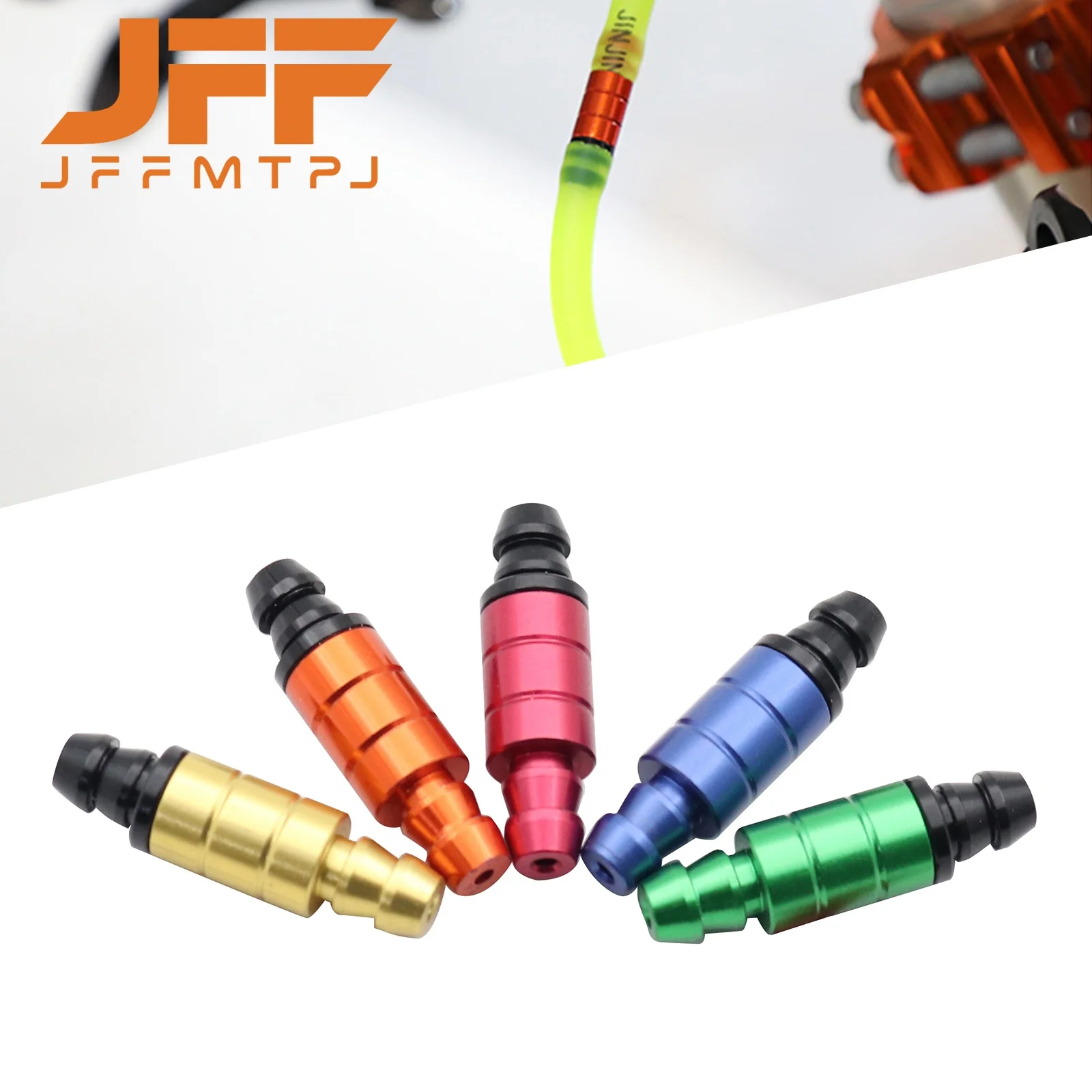 Motorcycle ATV CNC Aluminum Fuel Non Return Check Valve One Way For KTM  Honda Yamaha Kawasaki Suzuki Husqvarna GasGas Universal