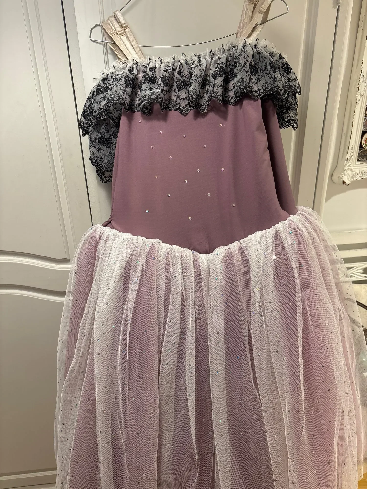 children's-and-adult-women's-purple-ballet-tutu-dress-long-gauze-skirt-for-performance-special-dance-competition-clothing