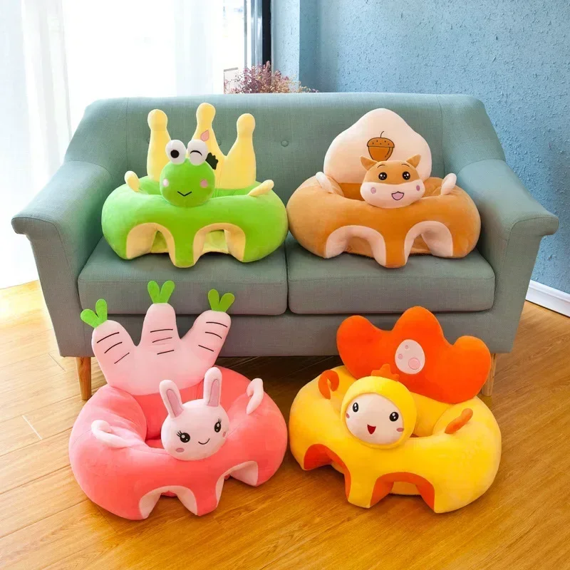 1pcs Cartoon animal baby study seat sofa children plush comfortable sofa lazy baby study seat gift