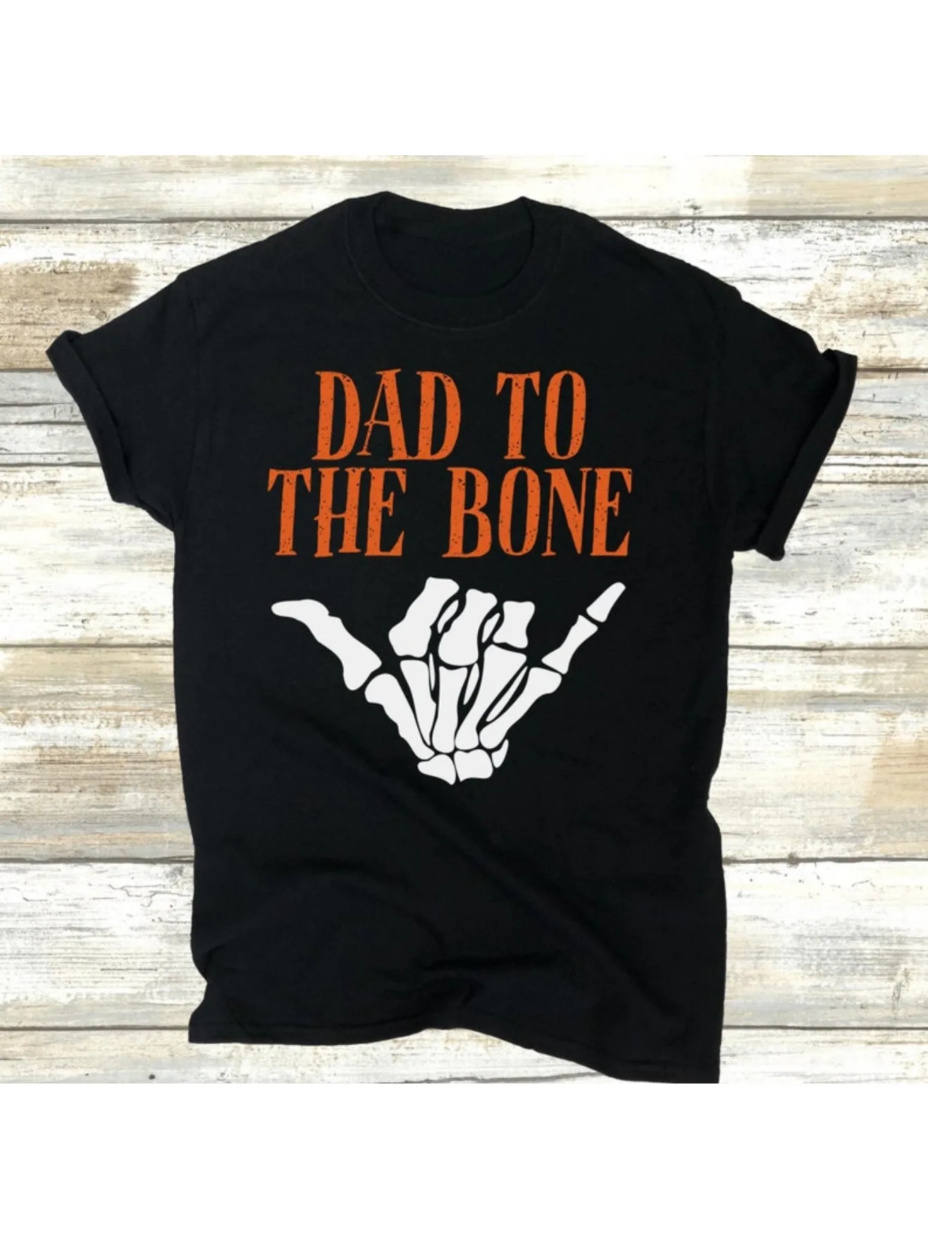 

Забавная футболка для папы на Хэллоуин, рубашка «Папа на кость», футболка со скелетом, идеальный подарок для новых пап, осенняя одежда