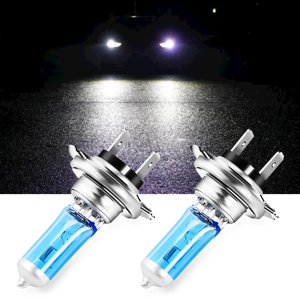 2pcs Super Bright Halogen Bulbs H7 Car Headlight Fog Lights for Volvo XC90 S60 S40 S80 V70 XC60 V40 V50 850 C30 V60 S70 940 XC70