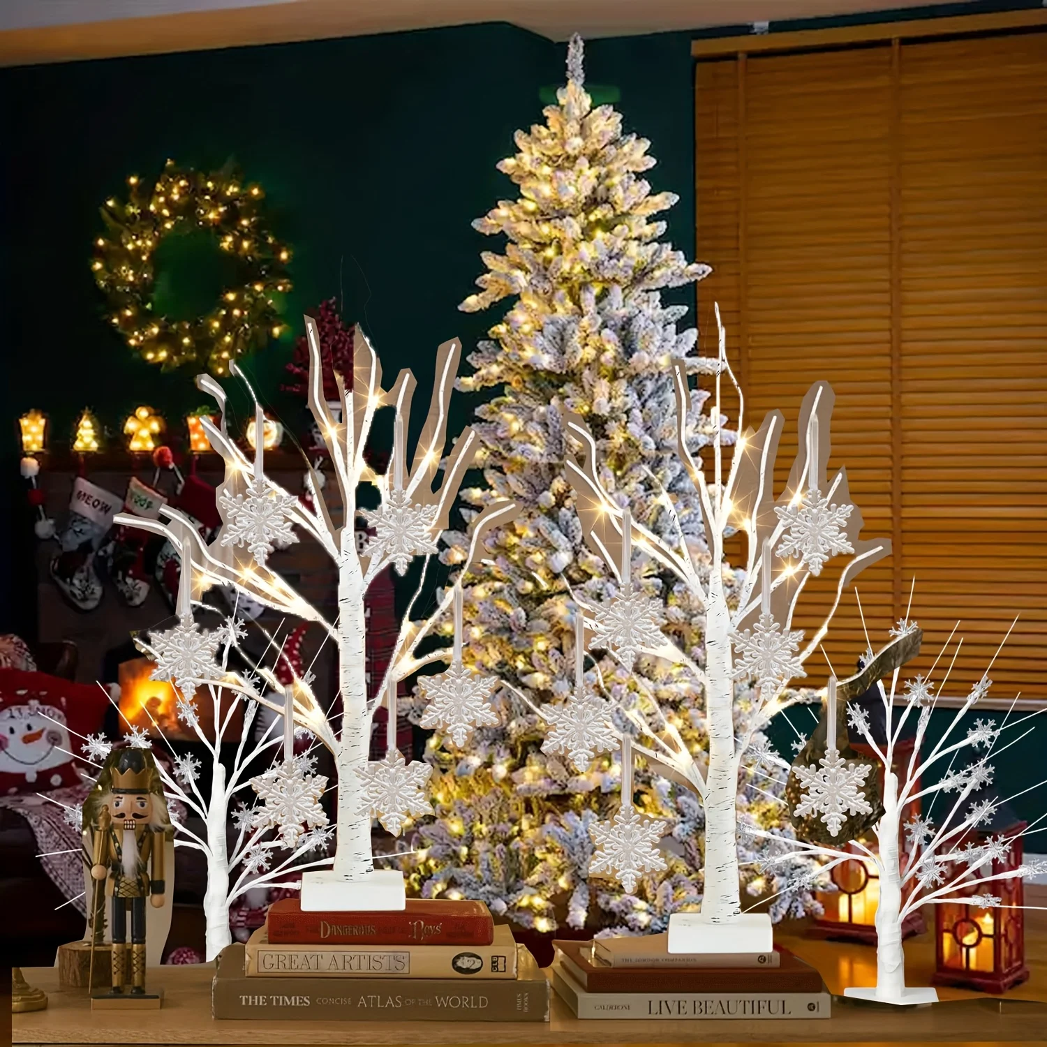 Sepasang Lampu Natal Bentuk Ke - Home Decor Tree ulasan dan harga