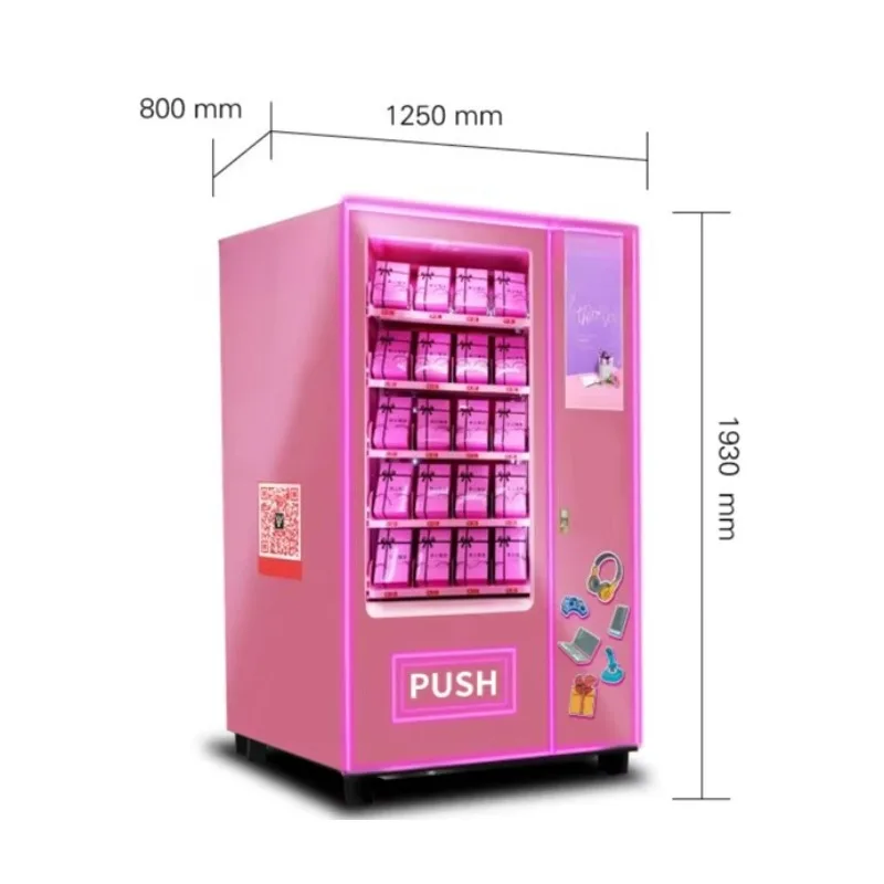 24h Self-Service Cosmetics Vending Machine for Hair & Lashes with MDB Cable