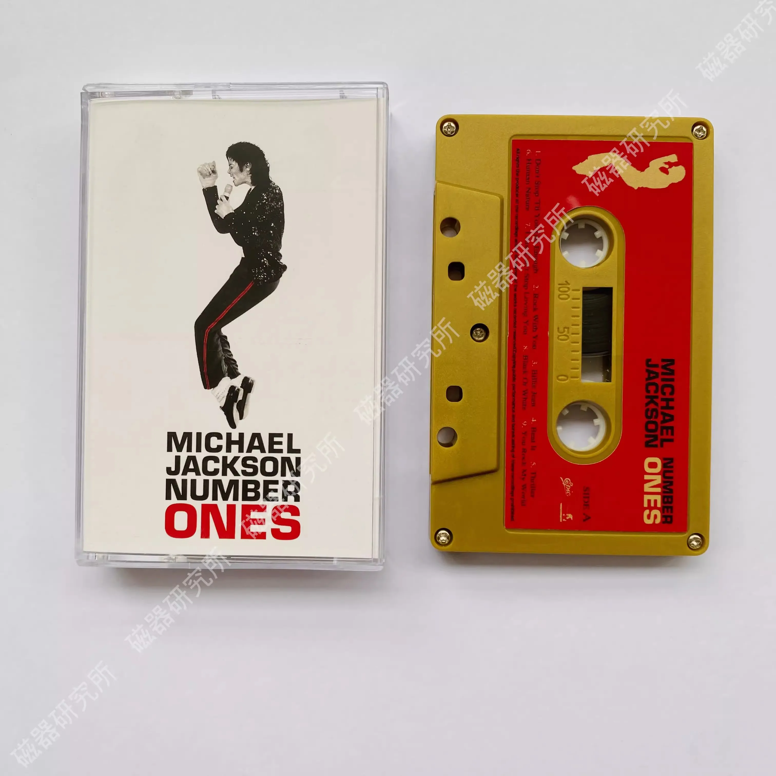 

King of Pop MJ Michael Jackson Music Tape Number Ones Album Rock With You Cassettes Cosplay Recorder Walkman Car Soundtrakcs Box