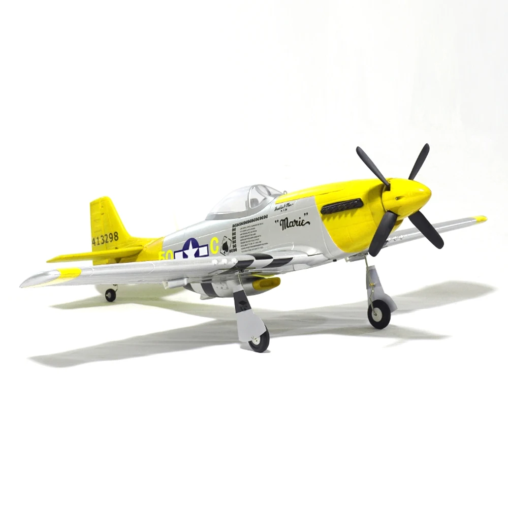 HOOKLL Mustang P51 V3 1200mm Spannweite EPO RC Flugzeug Starrflügel Warbird KIT/PNP