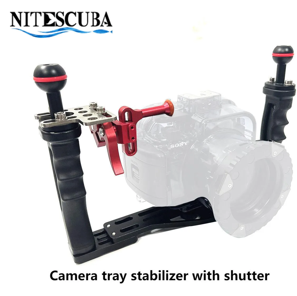 Nitescuba NS10 stabilizator tacki podwodnej aparatu z migawką do wodoodpornego etui gopro/Olympus TG home/telefonu