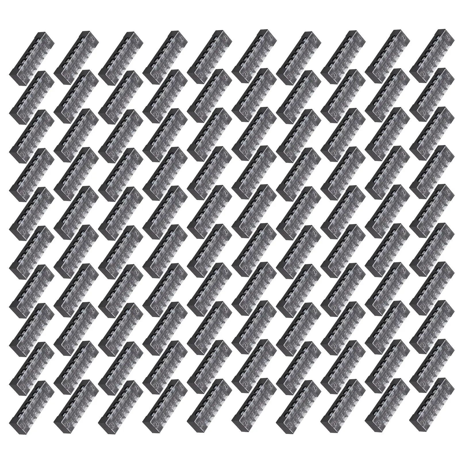 고전압 터미널 블록 세트 600V 15A 전원 분배 캐비닛용 내구성 있는 나사식 터미널 스트립, 고성능