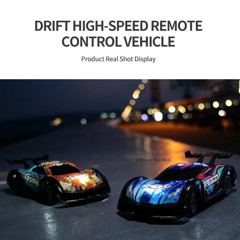 ของเล่น mobil REMOTE CONTROL สำหรับเด็กรุ่นรถแข่งของเล่นผาดโผนสีสันสดใส JJRC ของเล่นสำหรับเด็ก