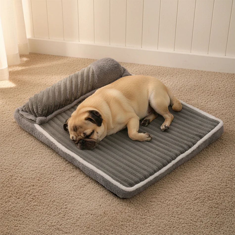 

Bed for Dog Autumn Winter Soft Warm Pet Cat Dog Bed Sleeping Pad for Small to Medium Sized Dogs