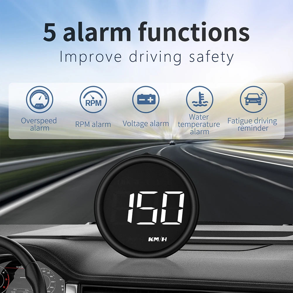 Meter Speedometer Computer Head Up Display Accessories Electronics HUD Products B1 Head Up Display Slope White Light
