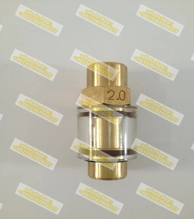 Screw air compressor accessories all copper transparent visible oil return one-way valve oil return sight glass