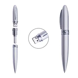 Ballpoint pen USB2.0  32GB 16GB 8GB 4GB High Speed Usb Flash Drive 64GB 32GB Usb Stick Memory Usb Flash Disk Exquisite Gifts