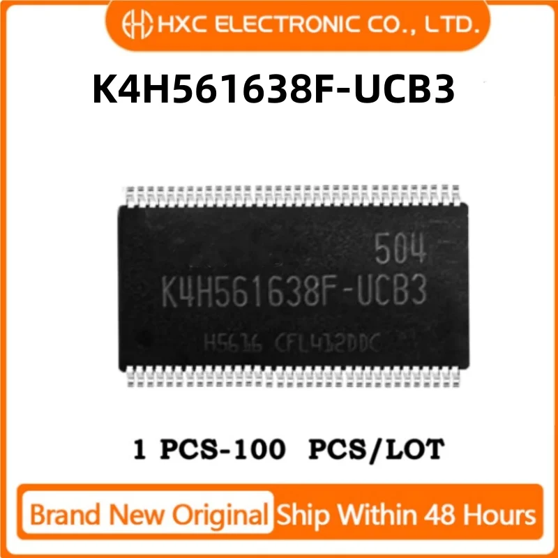 

Free Shipping 1PCS/10PCS/50PCS/100PCS K4H561638F-UCB3 K4H561638F Brand New Original CHIP