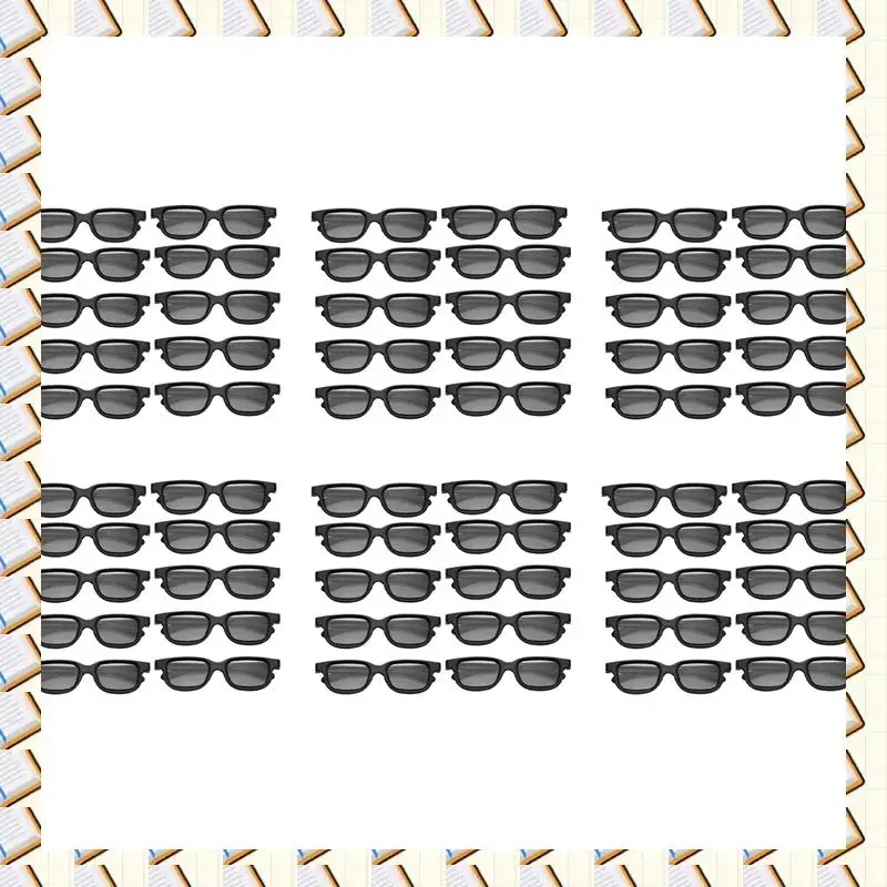 

A14M 60 шт. поляризационные пассивные 3D-очки для экрана кинотеатра IMIX