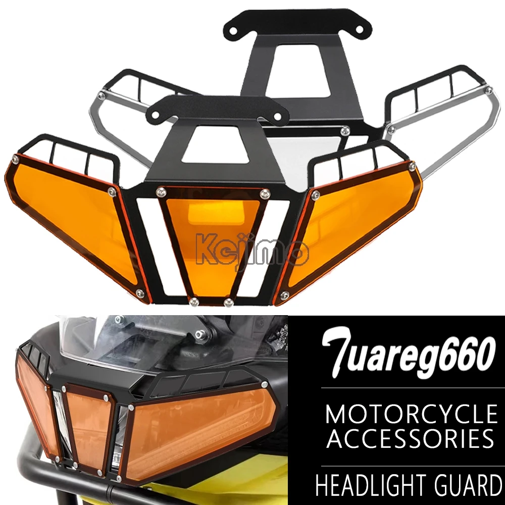 Motorcycle Headlight Protector Light Cover Protective Guard For Aprilia Tuareg 660 Tuareg660 Rally 2022-2024 2025 2026 2027 2028