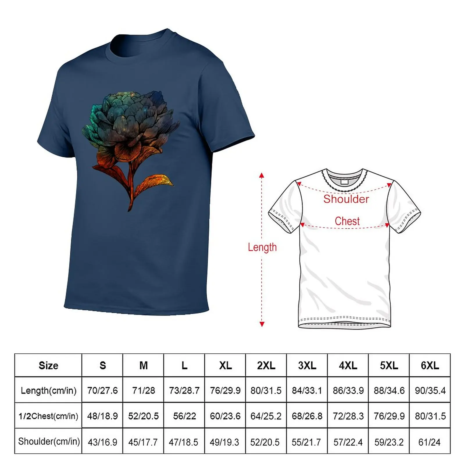 Cosmic Flower - Peony_02 T-Shirt funny t shirt plus size t shirts animal print shirt for boys graphic t shirts mens t shirt