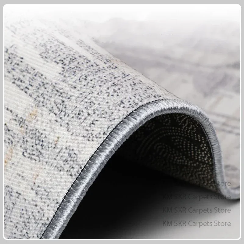 European Floral Hall Corridor Carpet Non-slip Washable Runner Stairway Rug Outdoors Aisle The Long Corridor Mat Customizable 카펫