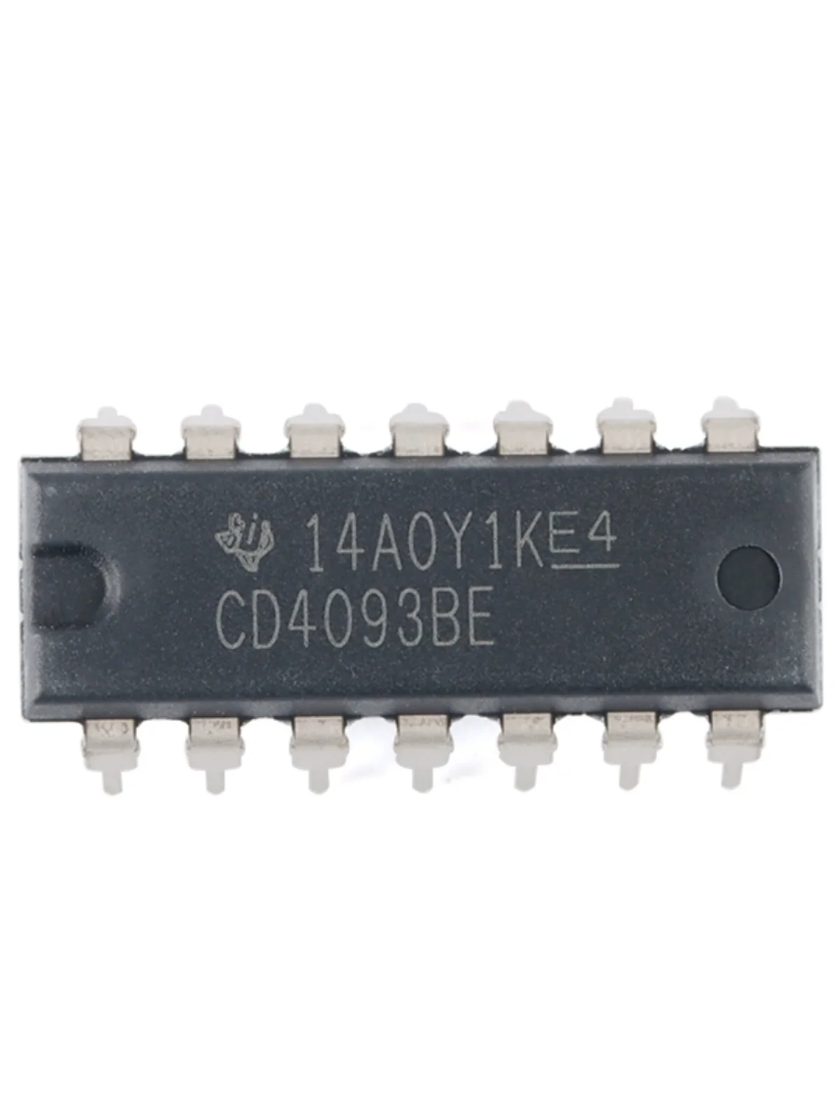 50pcs/brand New Original In-line CD4093BE DIP-14 Four-way 2-input and Non-Schmitt Trigger Chip