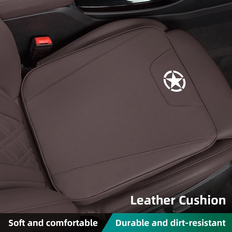 2025 مقعد سيارة جديد مادة جلد نابا وسادة منعشة الارتفاع زيادة حصيرة لسيارة جيب رينيجيد كومباس جراند شيروكي رانجل