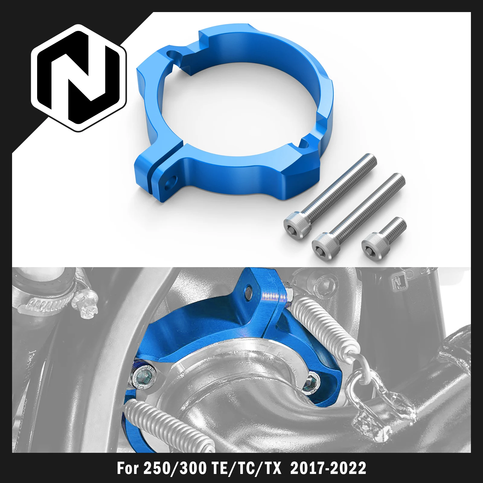 

For Husqvarna TE 300i TE 250i 2023 TE 300 TE 250 TC 250 TX 300 Motorcycle Exhaust Flange Guard For KTM EXC 300 For GasGas EC 300