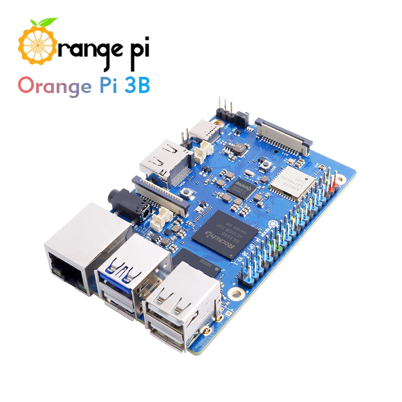 Orange Pi Computador de Placa Única, RK3566, Placa de Demonstração de Vídeo Executar Android Linux OpenHarmony OS, RK3566, WiFi, 4K, 3B, 1.8GHz