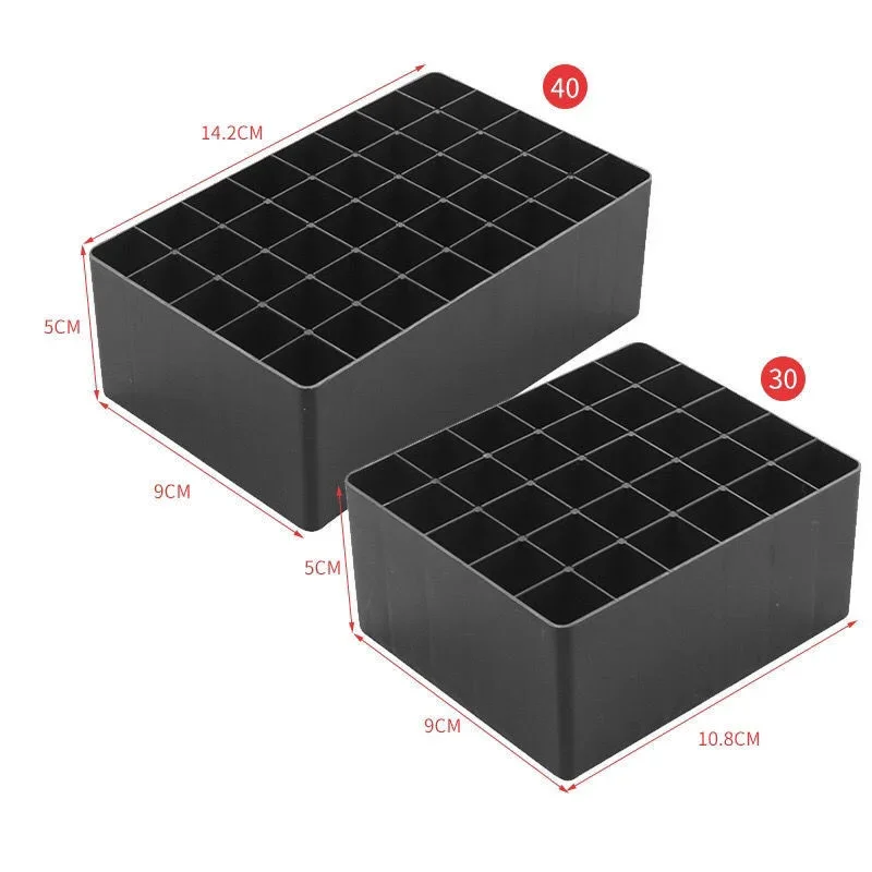 12/30/40 Slots Marker Pen Storage Holder Brush Pencil Rack Table Stand Organizer