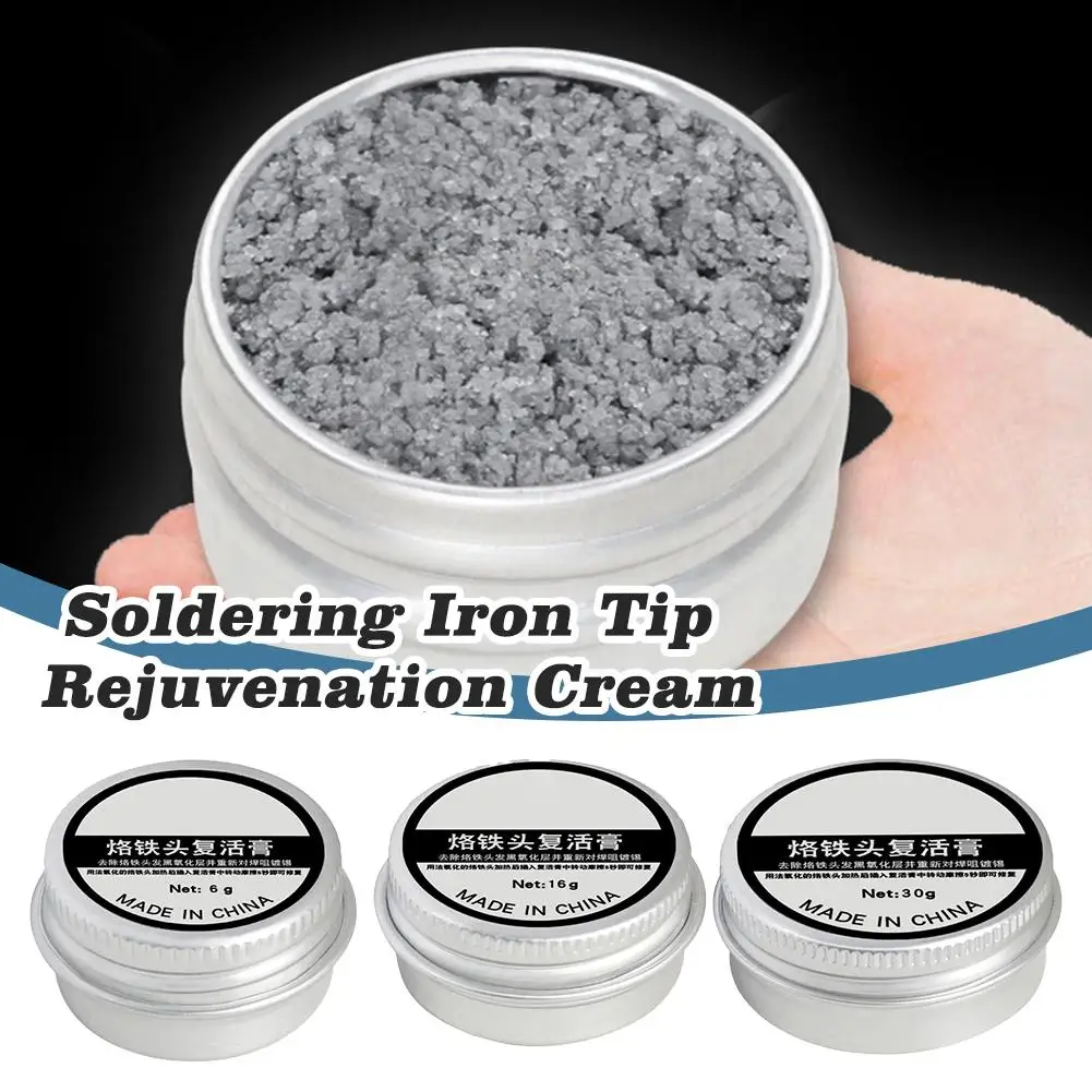 6/16/30g Soldering Iron Tip Refresher Iron Tip Repair Paste Removes Oxidation Refresher Repair Tool Essential For Electroni U5W2