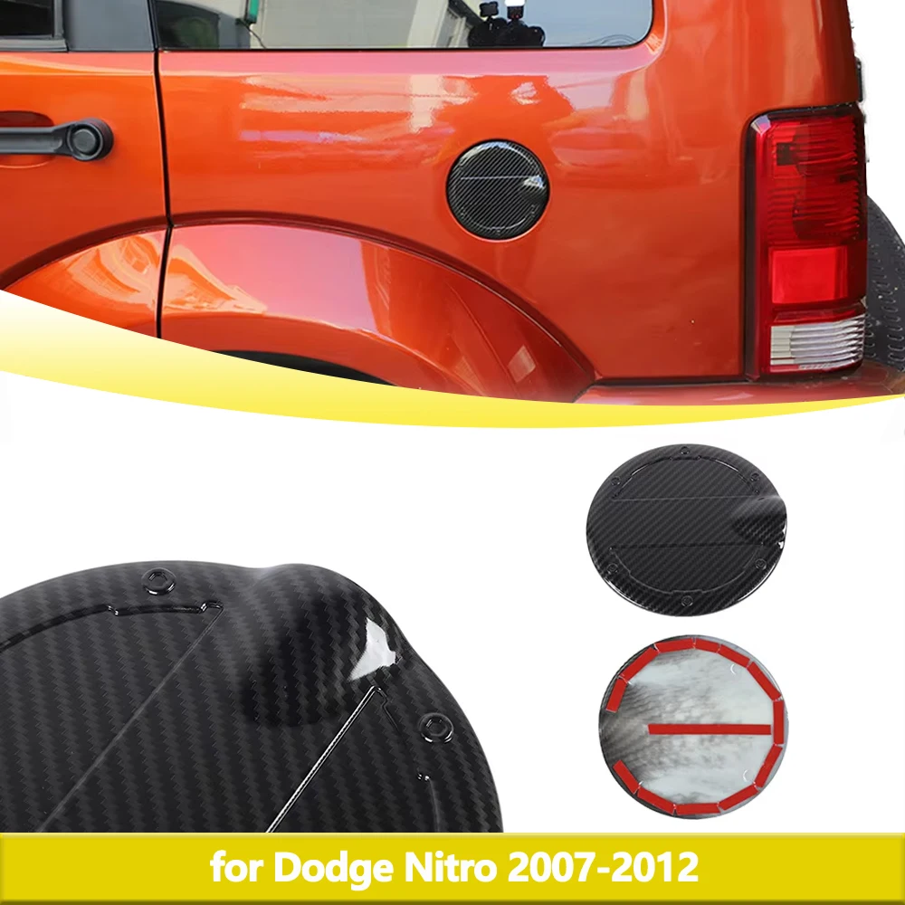 

Fuel Tank Cap Cover Trim for Dodge Nitro 2007 2008-2012 Fuel Filler Tank Cover Decoration Exterior Moulding Car Accessory ABS