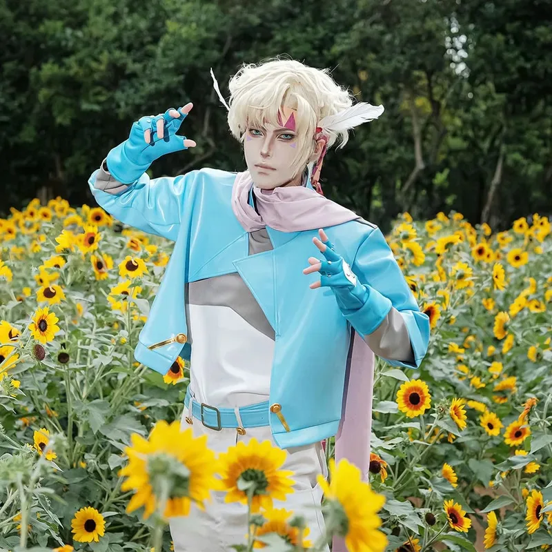 Jojo's Bizarre Adventure Parte 2: Tendencia de batalla César Antonio Zeppeli Disfraz de cosplay Chaqueta de alta calidad Calw;3'f,6;t.8'