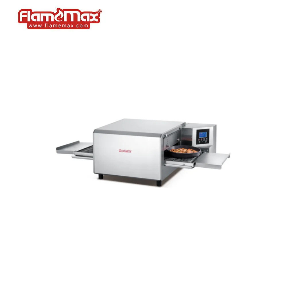 Commercial Kitchen Oven Electric Powered Digital Pizza Hut Automatic Pizza Making Machine Continuous Tunnel Pizza Oven