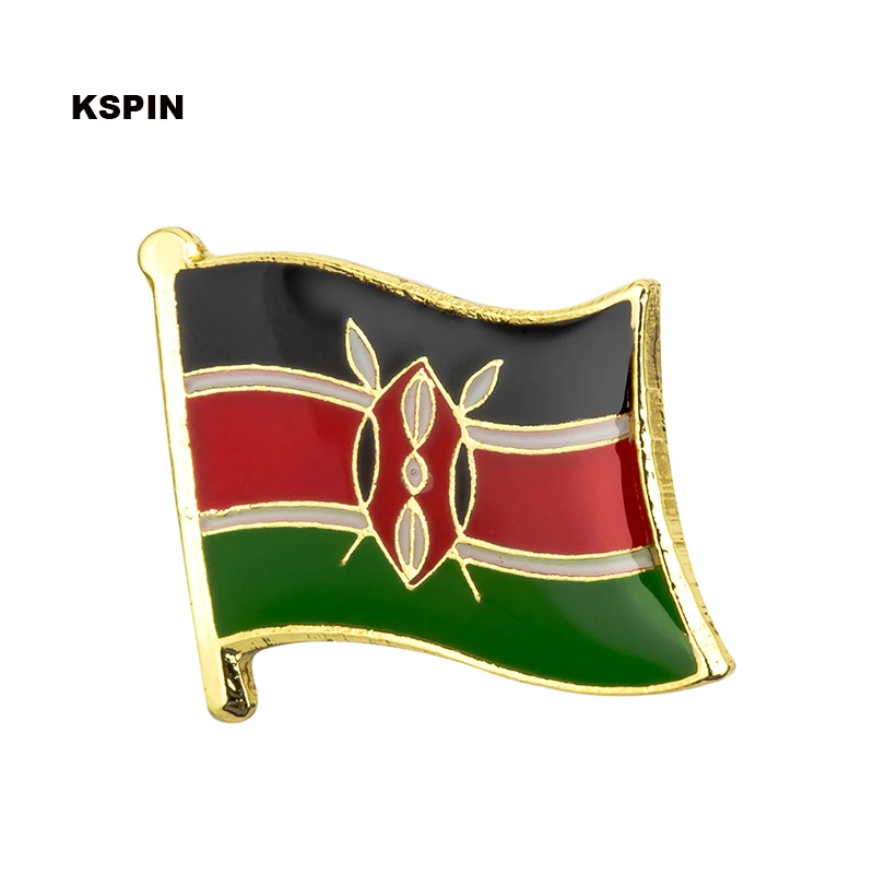 Kenya Flag Badge Pi…