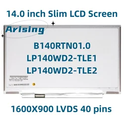 Lenovo Thinkpad X1 Carbon 노트북 LCD LED LP140WD2-TLE2 디스플레이 매트릭스 용 기존 LP140WD2 TLE2 LP140WD2 (TL)(E2)