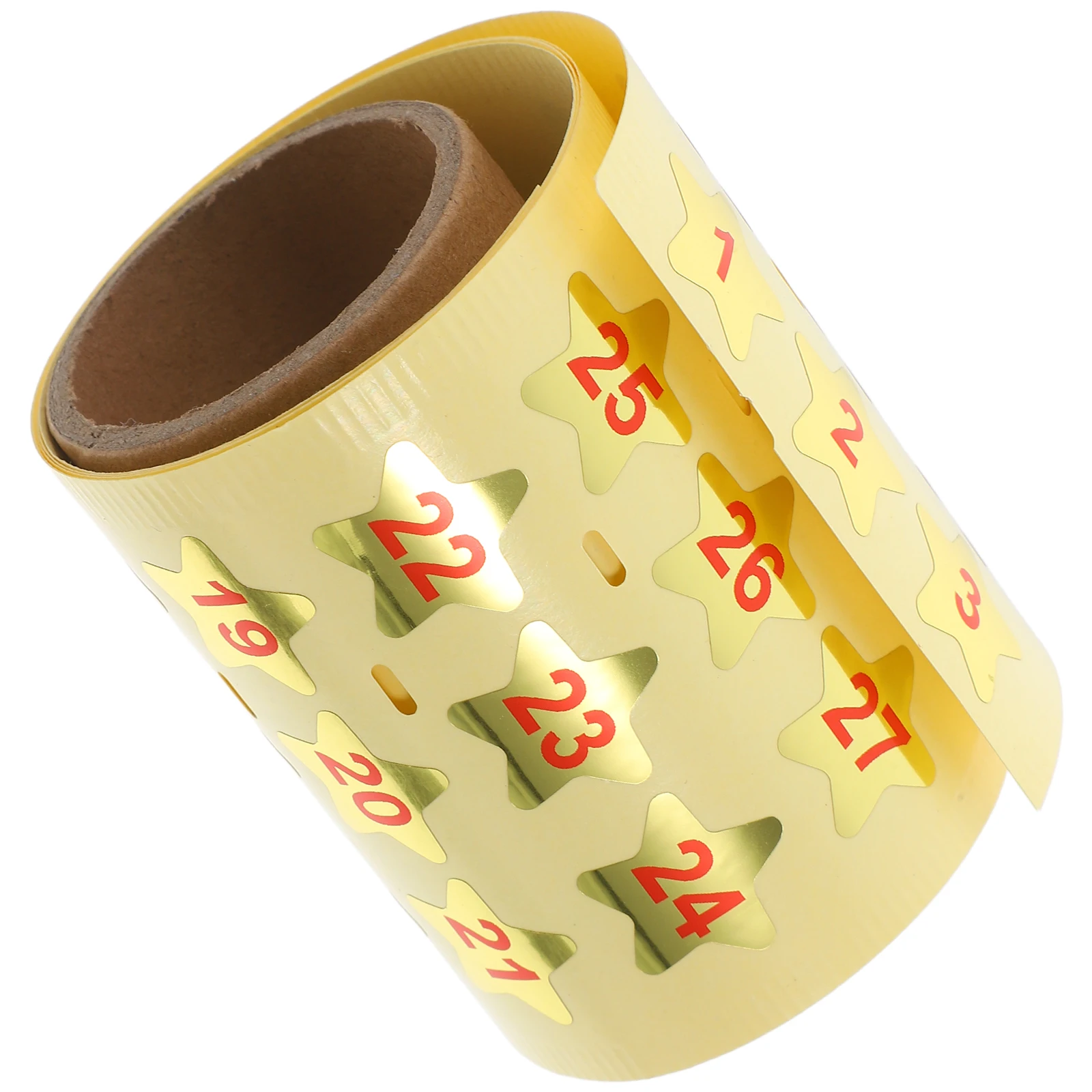 

99 PCS Pentagram Sticker Christmas Glass Markers Drinks Charm Drinking Paper Cup for Identifiers