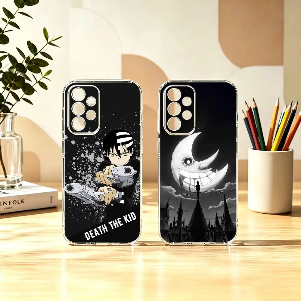 D-death-h the kid double gun soul eater Basic Phone Case For Samsung S25,24,23,22,21,10,9,Ultra,Plus,Lite Transparent