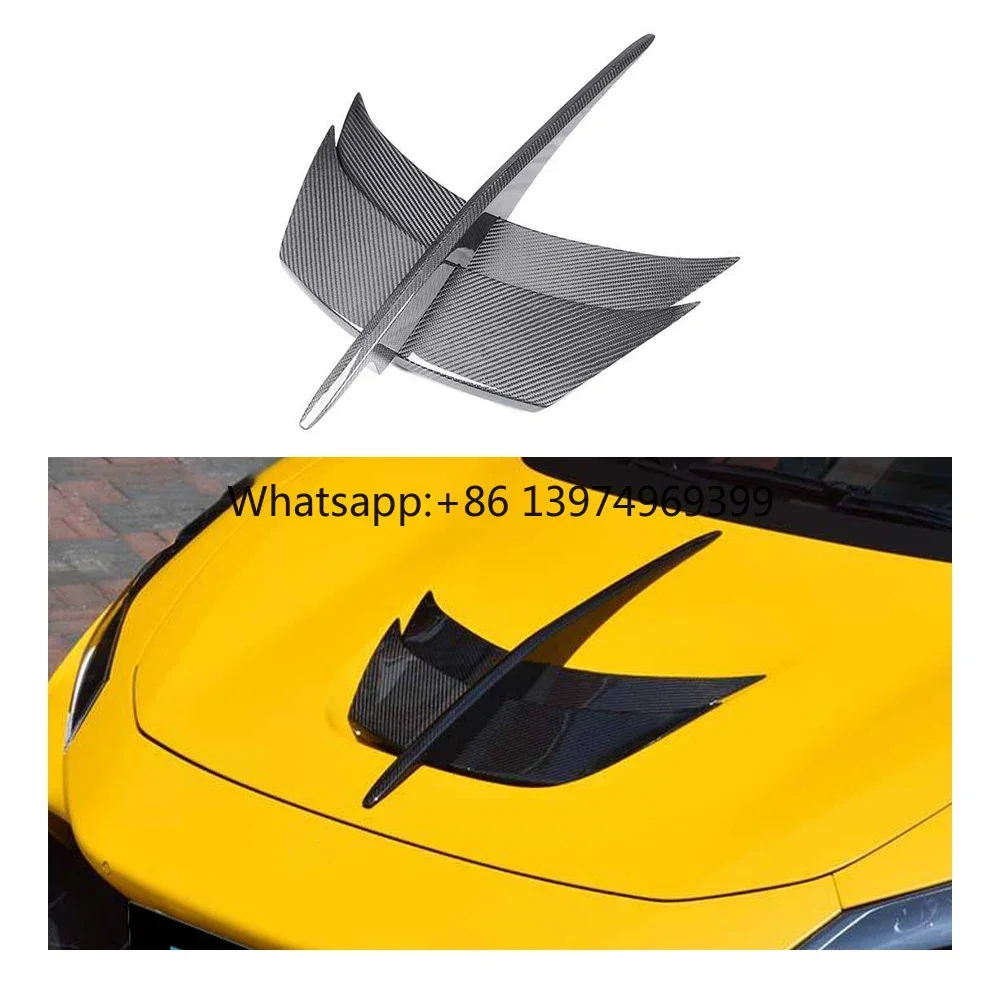 Hot Selling  Car Auto  Body Kit Engine Hood Bonnet Covers Trim for Ferrari F8 Tributo Spider