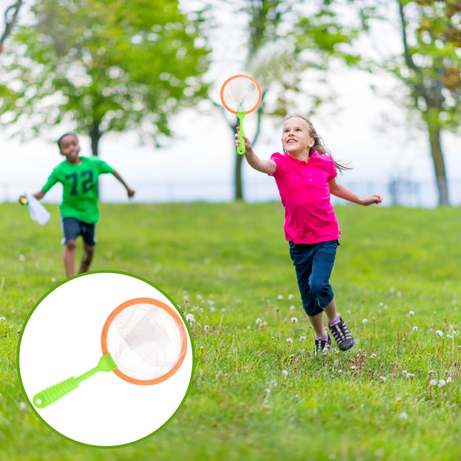 

4pcs Plastic Fishing Nets Kids Bug Catcher Mesh Bath Toy Insect Net Lightweight Ergonomic Design Promote ParentChild