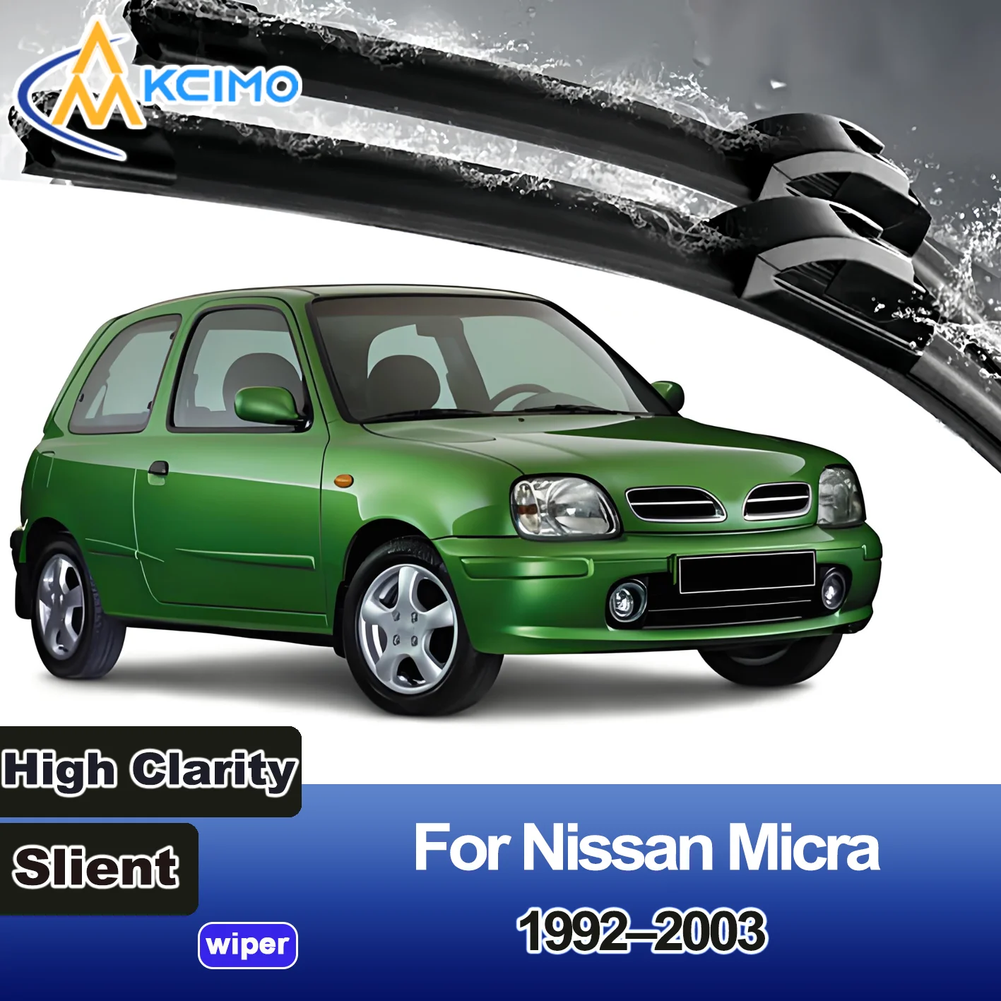 

KCIMO 2PCS New Wiper Blades for Nissan Micra K11 1992-2003 Nissan March Nissan Verita (Taiwan/Philippines) Mitsuoka Viewt Muji