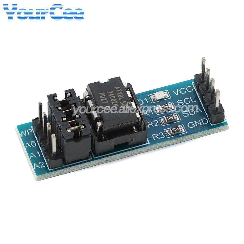 5pcs/1pc EEPROM Memory Module AT24C02 AT24C04 AT24C08 AT24C16 AT24C32 AT24C64 AT24C128 AT24C256 I2C IIC interface for arduino