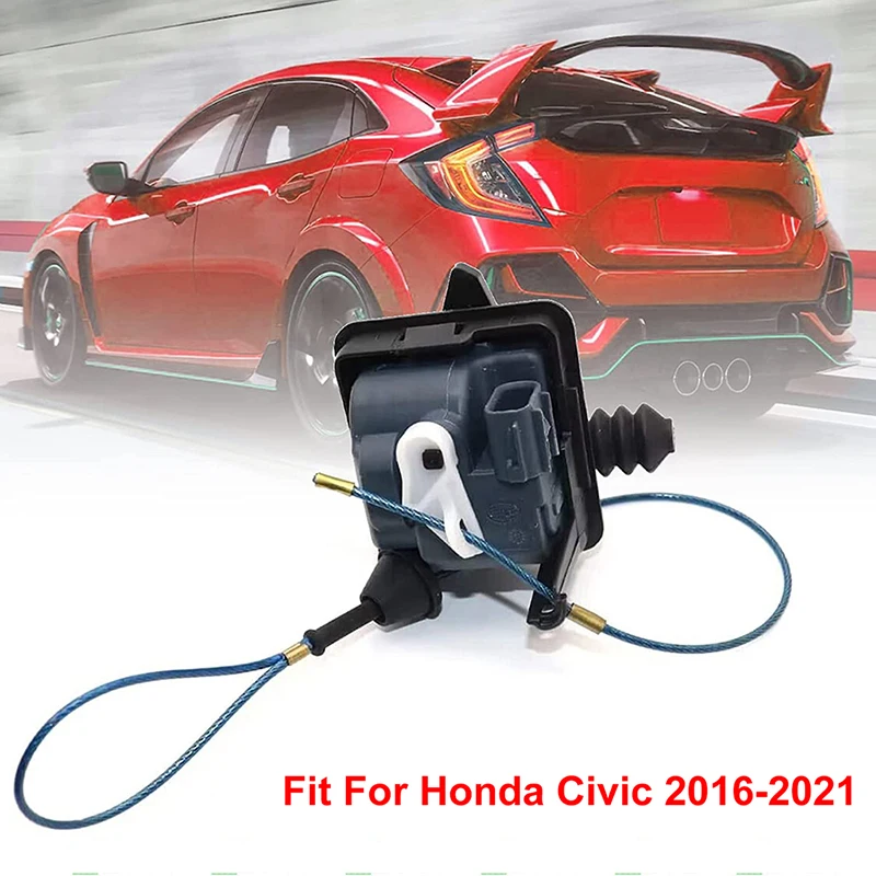 

Car Fuel Lid Actuator Gas Door Assembly Black Plastic 74700TBAA02 For Honda Civic 2016 2017 2018 2019 2020 2021 Auto Accessories