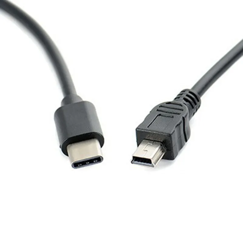 30CM Type-C Male To Mini5p Male OTG Adapter Cable For Android Phone Photo And Video Reading Adapter Cable A5