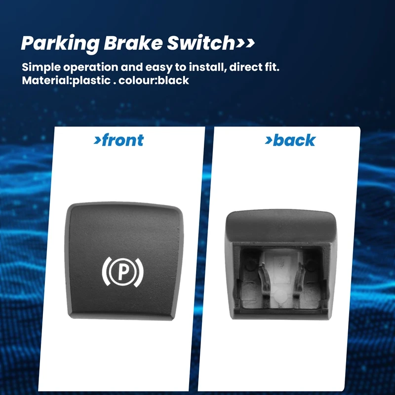 Car Parking Brake Hand Brake P Button Switch Cover For BMW X5 E70 2006-2013 X6 E71 2008-2014