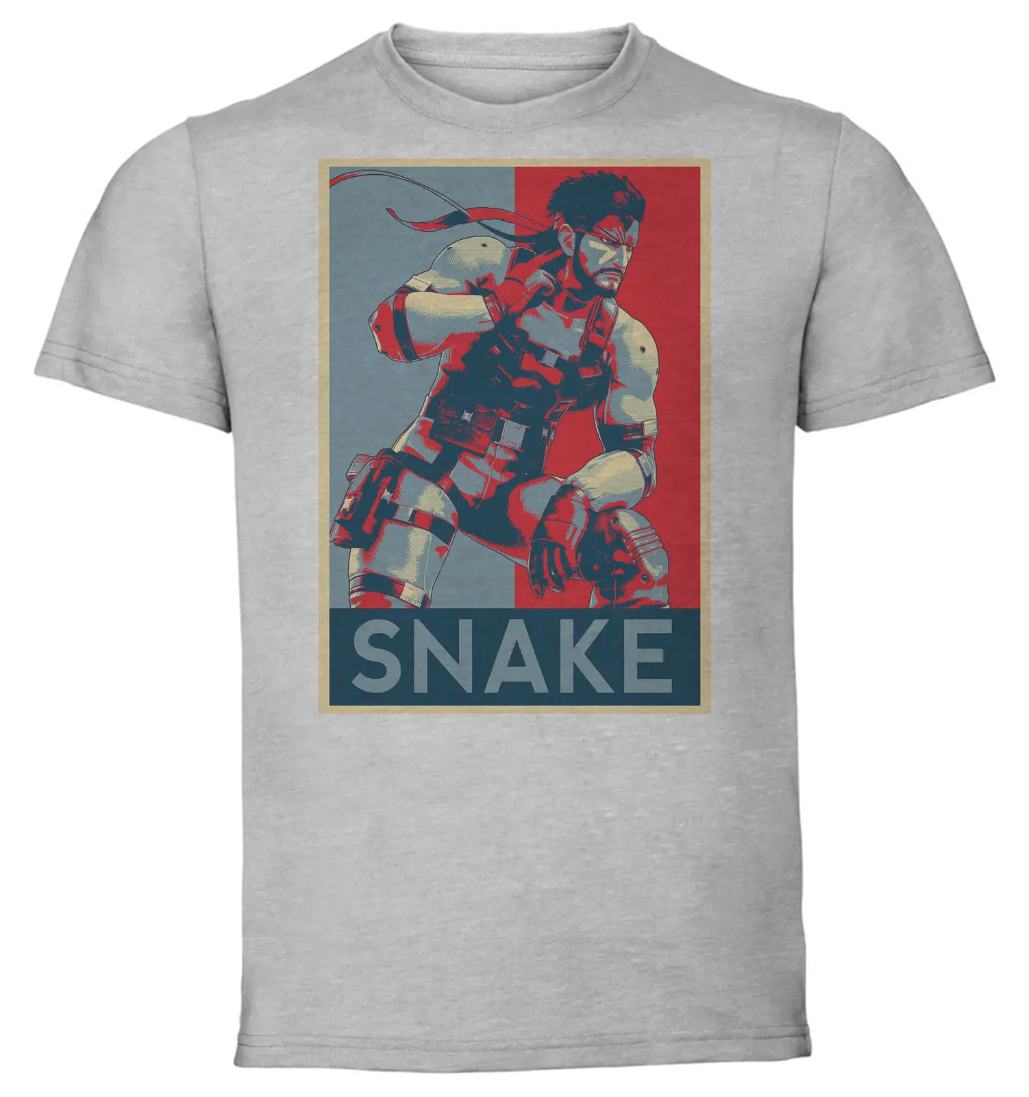 

TShirt Gray Propaganda Smash Bros Snake Variant