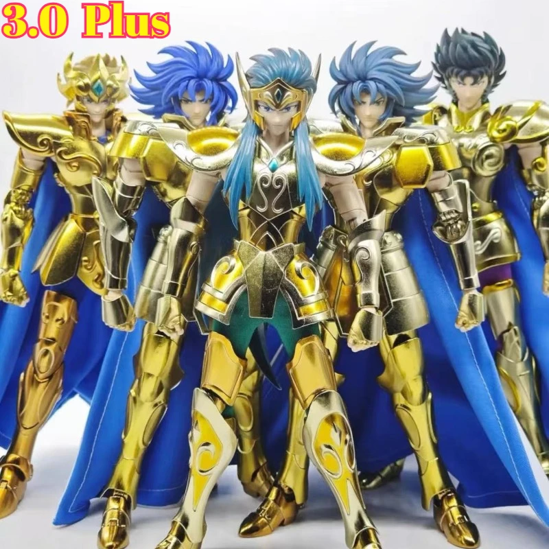 

MST Saint Seiya Myth Cloth Aquarius Camus Capricorn Shura Leo Aiolia Gemini Saga Kanon Plus 3.0 Knights of Zodiac Action Figure