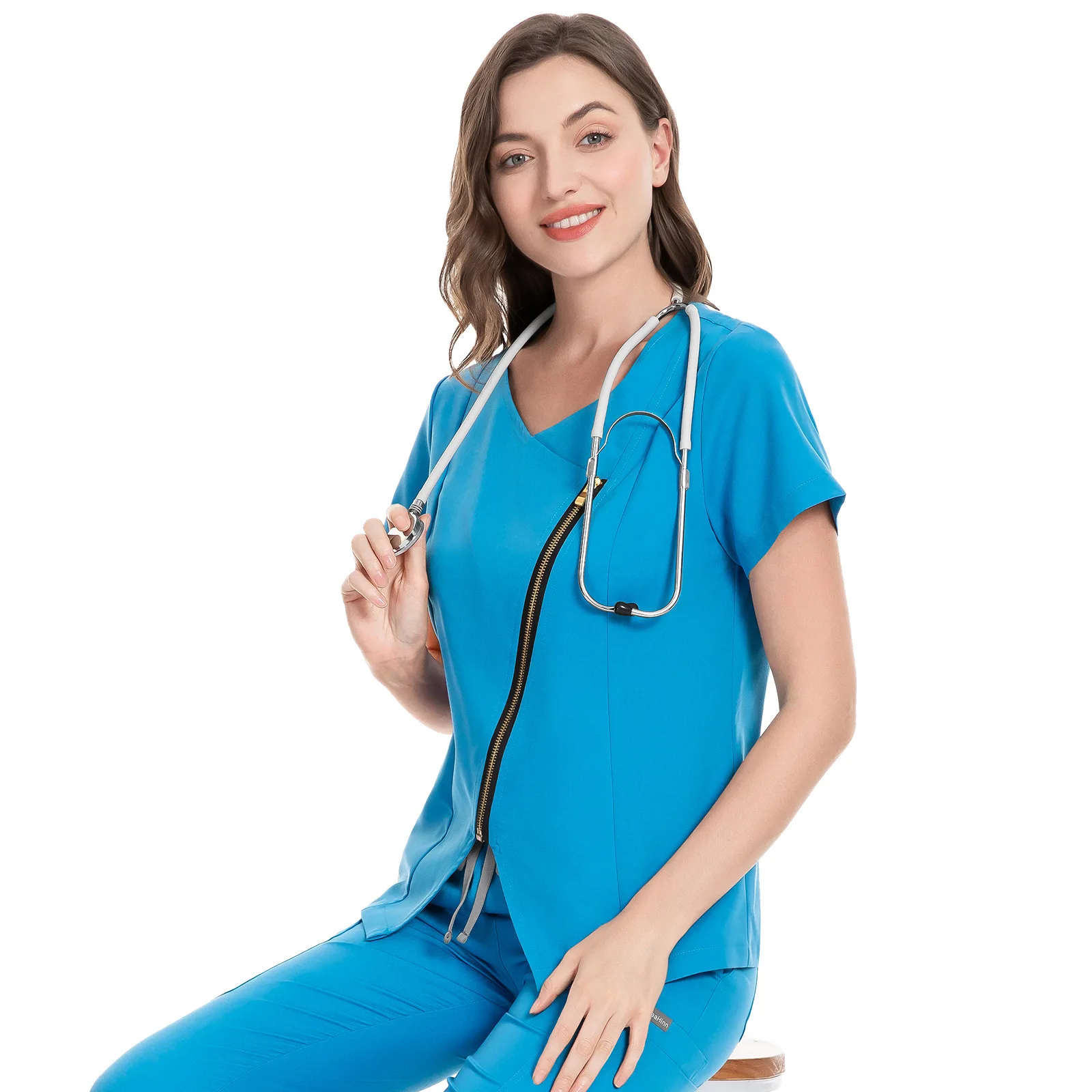 Abbigliamento per le mani, Tuta leggera da donna, Abito chirurgico, Maniche corte estive, Divisa per sala operatoria, Tuta per il lavaggio delle mani del medico