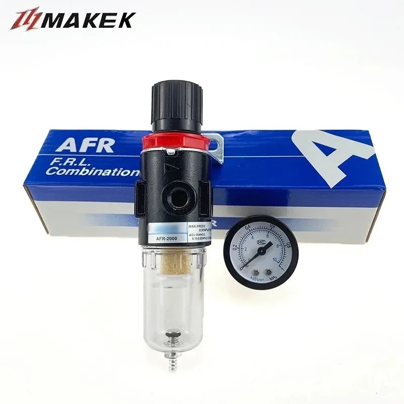 Afr-2000 1/4 Pneumatic Filters AFR2000 Filter For Air Compressor Moisture Separator Pressure Regulator Oil Water separators Unit