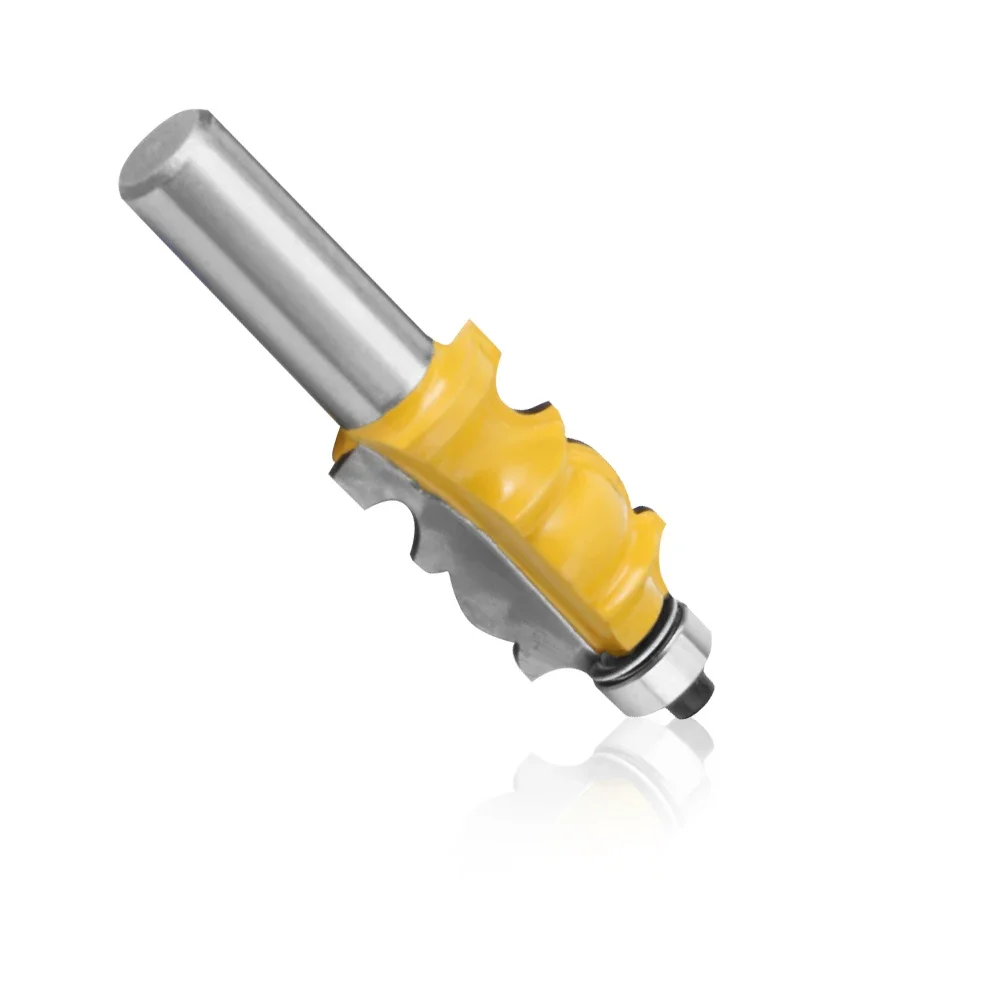 LAVIE 1 Stück 1/2" 12mm Schaft 2-Schneiden Holzfräser, Hartmetallbestückter Kantenfräser für Möbel- und Schrankprofile MC03090 – Detail 5