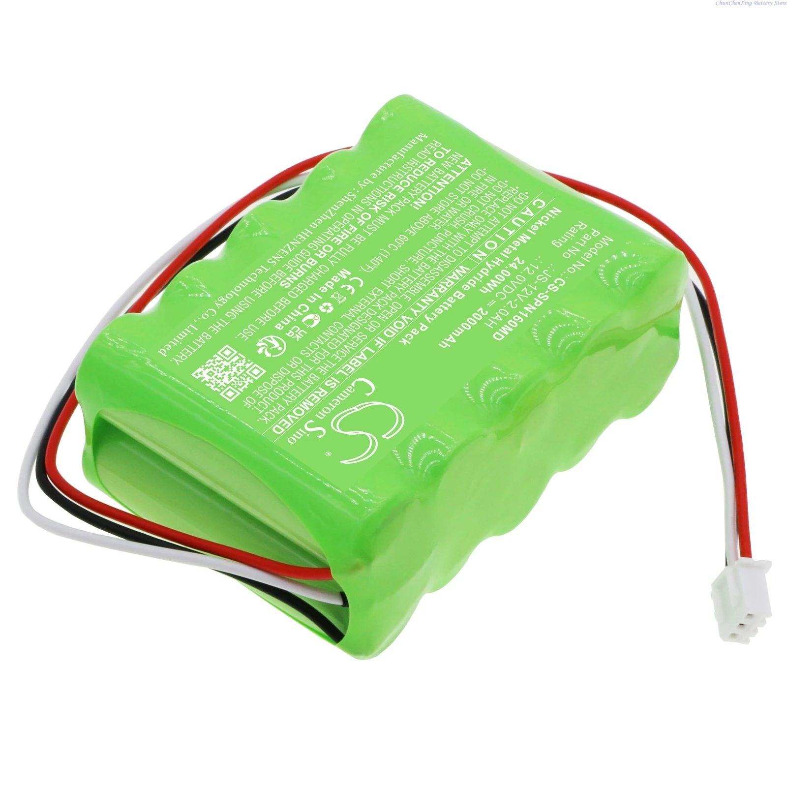 Cameron Sino 12.0V 2000mAh Medical Battery JS-12V-2.0AH for SinoMDT Infusion Pump SN-1600V, SN-50F6, SN-50C6 +TOOL