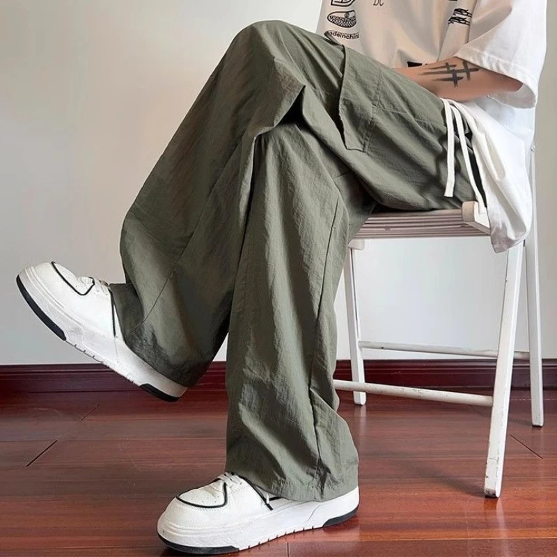 Trekking Men's Cargo Pants Work Wear Plain Cotton Regular Fit New In Nylon Cheapest Cheap Techwear Harajuku Slacks Male Trousers
