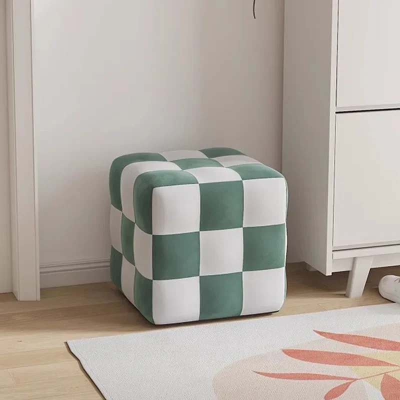 *v forNordic jeu maquillage tabouret vert jouet Pouf Salon vanité chaise Mobile Salon Para dortoir gain de place meubles c