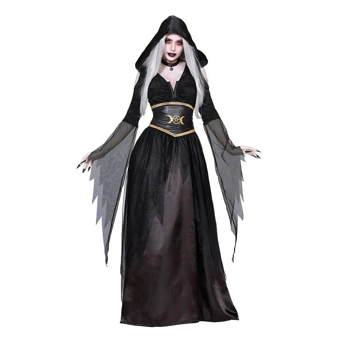 

Юбка ведьмы для косплея для взрослых, Хэллоуин, ролевая игра, костюм куклы с героями мультфильмов, ночной клуб, eup Dance Par, женская традиционная одежда...